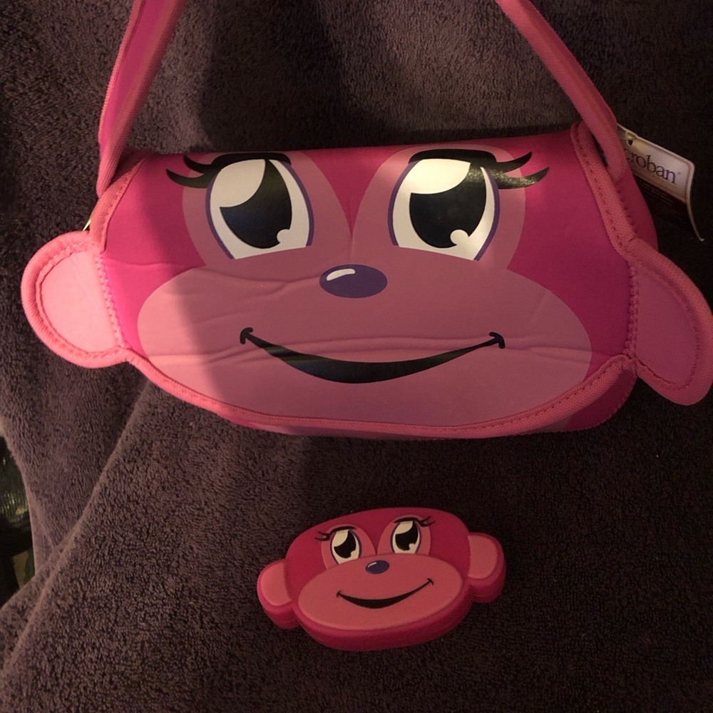 New monkey lunch bag with matching ice pack